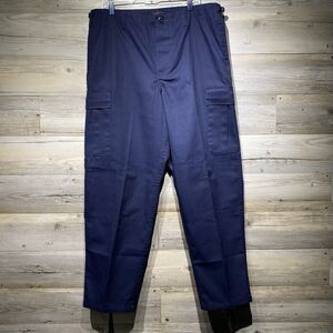 TRU SPEC BDU Cargo Pants Navy Blue Men’s Large Regular Military Tactical EMT EUC